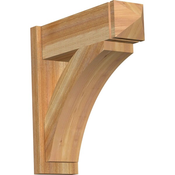 Ekena Millwork Thorton Rough Sawn Arts and Crafts Outlooker, Western Red Cedar, 8"W x 26"D x 26"H OUT08X26X26THR03RWR - main